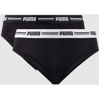 Puma Brazilian mit Stretch-Anteil im 2er-Pack in Black, Größe XS von Puma