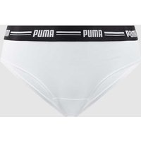 Puma Brazilian mit Stretch-Anteil im 2er-Pack in Weiss, Größe L von Puma