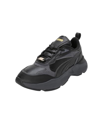 Puma Cassia Lux Damen-Sneaker, Schwarz-starkes Grau-Gold, 41 EU Puma Cassia Lux Damen-Sneaker, Schwarz-starkes Grau-Gold, 41 EU von Puma