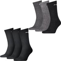 Puma Herren Damen Basic Unisex Crew Baumwolle Sport Socken - 6er 9er 12er Mulitipack von Puma