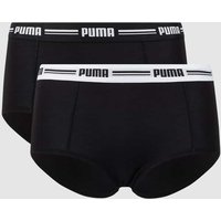 Puma Panty mit Stretch-Anteil im 2er-Pack in Black, Größe S von Puma