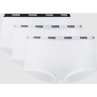 Puma Panty mit Stretch-Anteil im 3er-Pack in Weiss, Größe XL von Puma