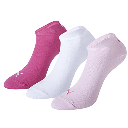 Puma Unisex Sportsocken 3er Pack, Rosa, 39-42 Puma Unisex Sportsocken 3er Pack, Rosa, 39-42 von Puma