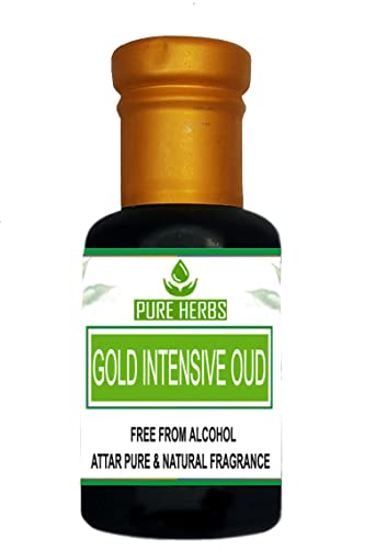 Pure Herbs GOLD INTENSIVE OUD , alcohol-free for unisex, suitable for occasions, parties and everyday use, fragrance: 25 ml von Pure Herbs