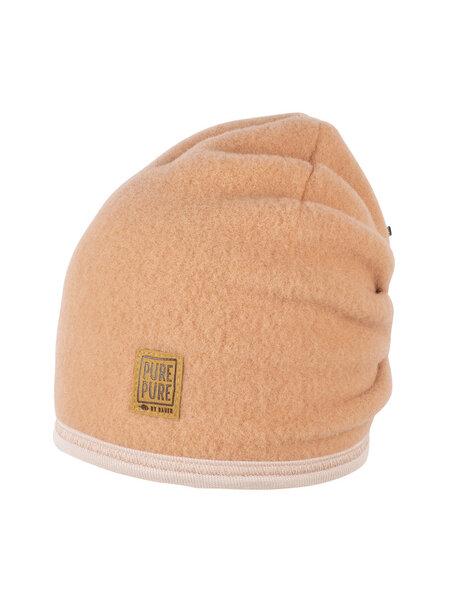 Pure-Pure Kinder Fleece-Beanie reine Bio-Wolle von Pure-Pure