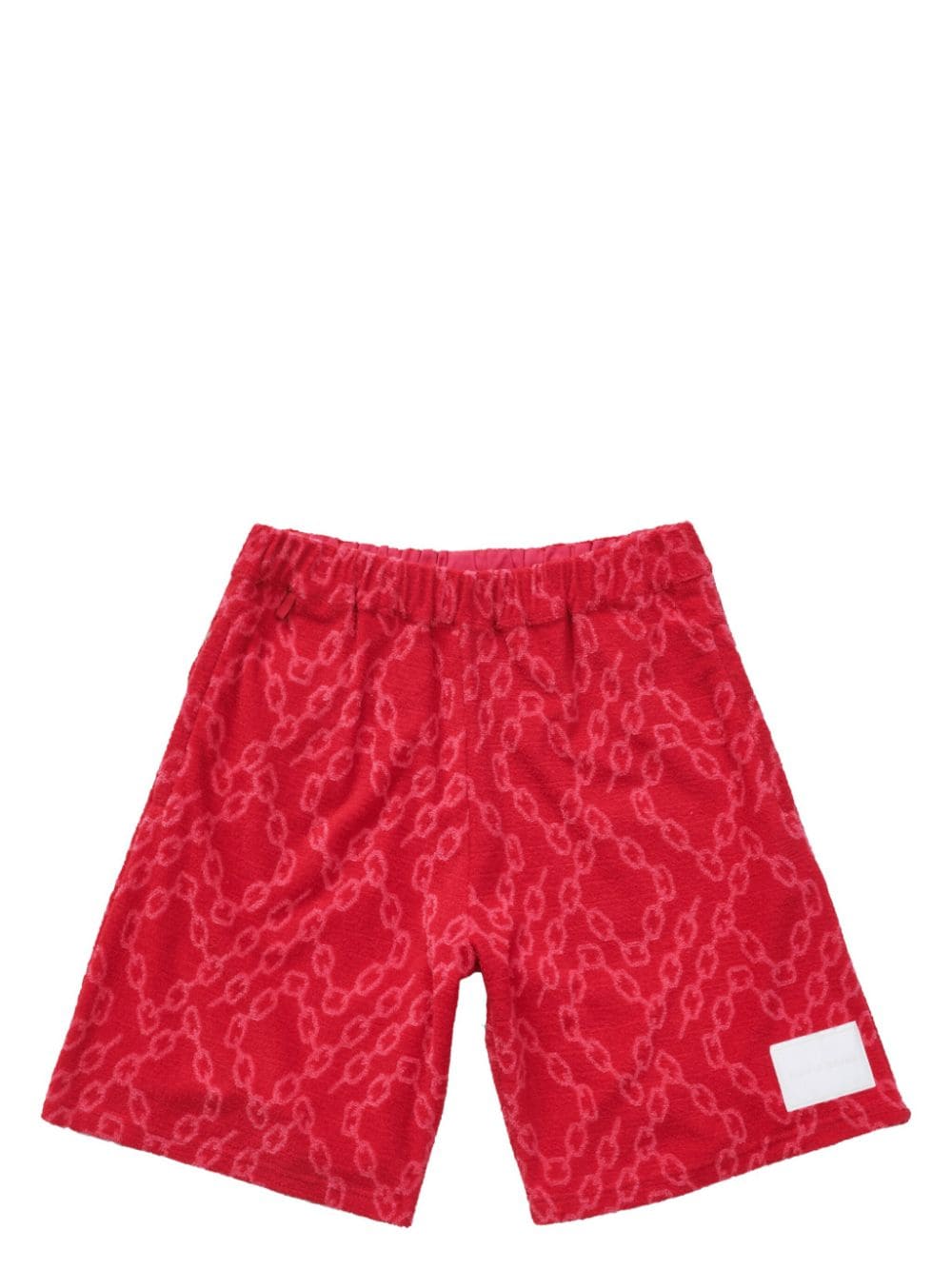 Purple Brand Badeshorts mit Ketten-Print - Rot von Purple Brand