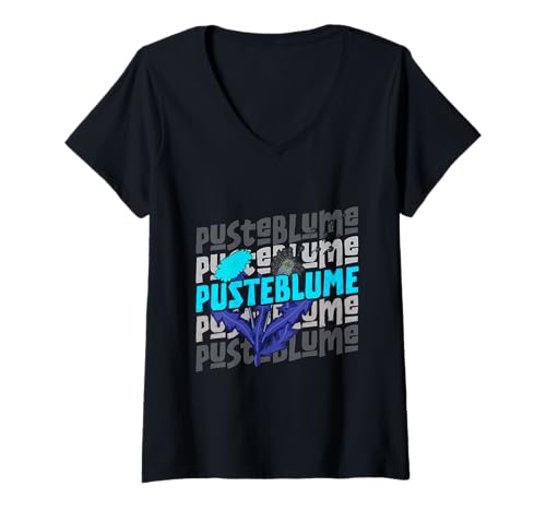Damen Gärtner LÖWENZAHN Garten PUSTEBLUME Lustig Löwenzahn T-Shirt mit V-Ausschnitt Damen Gärtner LÖWENZAHN Garten PUSTEBLUME Lustig Löwenzahn T-Shirt mit V-Ausschnitt von Pusteblume Geschenk Löwenzahn Shirt Positivität