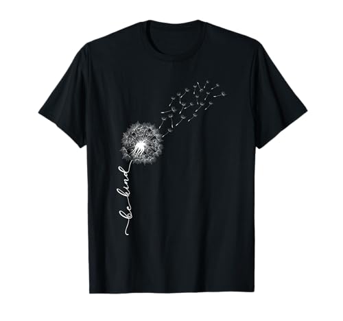 Hippie BE KIND Flower Power Pusteblume Lustig Löwenzahn T-Shirt Hippie BE KIND Flower Power Pusteblume Lustig Löwenzahn T-Shirt von Pusteblume Geschenk Löwenzahn Shirt Positivität