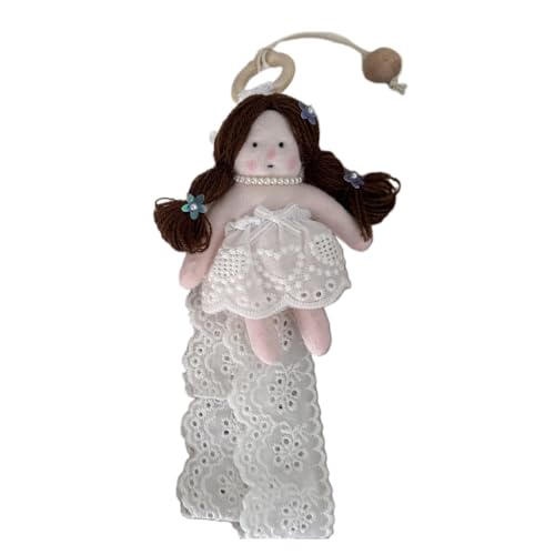 Charmanter Stoff-Blumenkleid, Puppe, Haarnadelhalter, stabiler Wandbehang, Aufbewahrungsband Charmanter Stoff-Blumenkleid, Puppe, Haarnadelhalter, stabiler Wandbehang, Aufbewahrungsband von Pyasuye