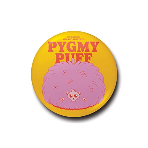 Harry Potter Witty Witchcraft Pygmy Puff Button Badge - Weasleys Wizard Wheezes, Zinn von Pyramid International