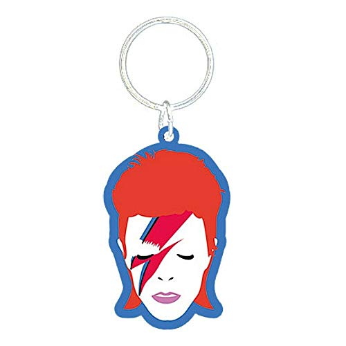 Pritties Accessories Schlüsselanhänger aus Gummi von David Bowie Aladdin Sane von Pyramid International