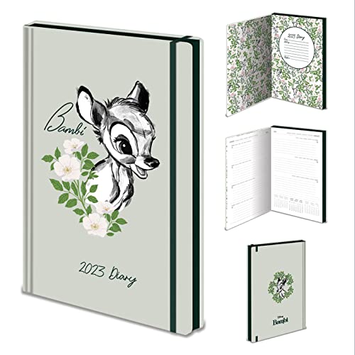 Pyramid International Bambi Terminkalender 2023, A5, Hardcover, Wochenansicht, offizieller Merchandise, SR74093, mehrfarbig von Pyramid International