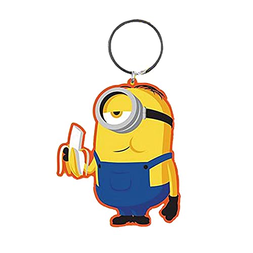 Pyramid Minions 2: Stuart Banana -Rubber Keychain- (Portachiavi Gomma) Ufficiale von Pyramid International