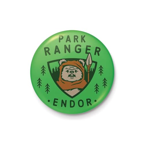 Star Wars Classics Ewok Park Ranger Endor Button Badge, Zinn von Pyramid International