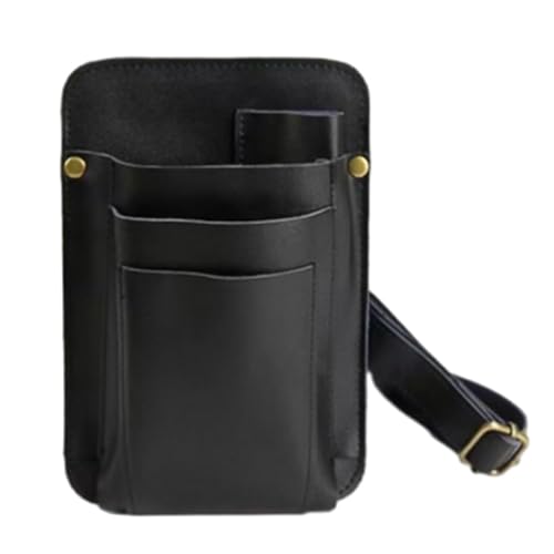 Pzuryhg Tragbare Friseurtasche, tragbare Friseurtasche, PU-Leder, Umhängetasche, tragbare Aufbewahrungstasche für Reisen, Friseur-Werkzeugtasche, stilvolle Organizer-Tasche für Haarschnitt-Zubehör, von Pzuryhg