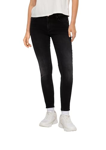 Q/S by s.Oliver Damen Jeans-Hose, Sadie Skinny Grey/Black 38 von s.Oliver