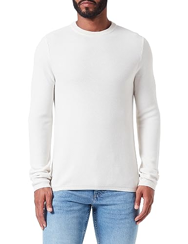 Q/S by s.Oliver Herren Strickpullover White L von s.Oliver