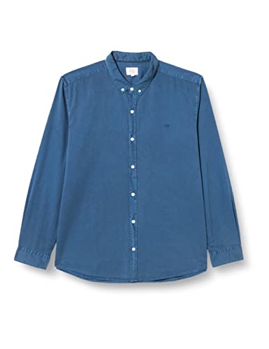 Q/S by s.Oliver Men's Hemd, Langarm, Blue, S von Q/S by s.Oliver