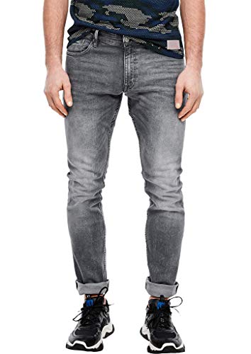 Q/S designed by - s.Oliver Herren 44.899.71.3221 Slim Jeans, Grau, 31W / 34L EU von s.Oliver