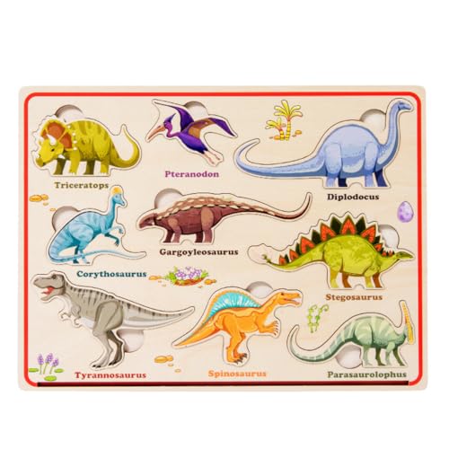 QEDBOJE Holzpuzzles, Geschenke für Kinder, Dschungeltier-Puzzle-Holzspielzeug, Spielzeug für Jungen und Mädchen QEDBOJE Holzpuzzles, Geschenke für Kinder, Dschungeltier-Puzzle-Holzspielzeug, Spielzeug für Jungen und Mädchen von QEDBOJE
