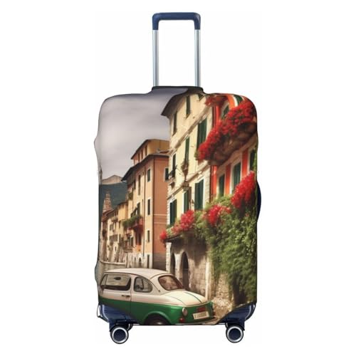 Gepäckhülle für Weinglas im Sonnenuntergang, kratzfest, elastisch, passend für Koffer von 45,7 - 81,3 cm, Schönes italienisches Design, S Gepäckhülle für Weinglas im Sonnenuntergang, kratzfest, elastisch, passend für Koffer von 45,7 - 81,3 cm, Schönes italienisches Design, S von QGGHNISD