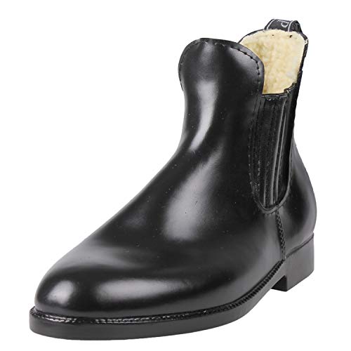 QHP Reitstiefeletten Stiefeletten Winter Jodhpur Gummi Junior Schwarz (31) von QHP