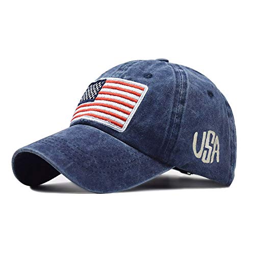 QIFLY Men's Breathable Hat with Usa Flag Casual American Flag Cap for Outdoor Mesh American Flag Cap Usa Flag American Flag Baseball Cap von QIFLY