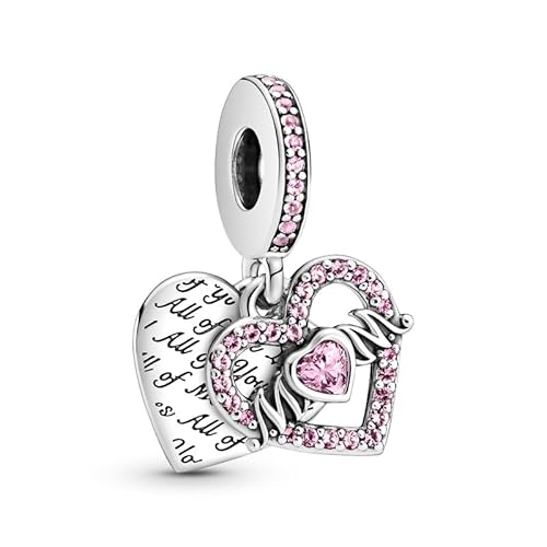 QIKAOLA 925 Sterling Silber Charms Beads für Pandora Armbänder Halskette Charms Anhänger Kompatibel mit europäischen Armbänder und Halsketten für Frauen Mädchen von QIKAOLA