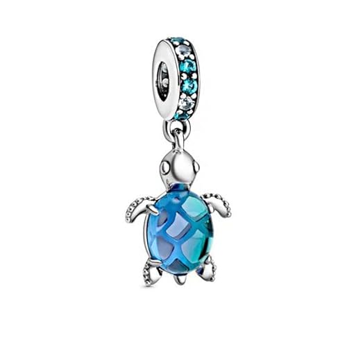 QIKAOLA 925 Sterling Silber Charms Beads für Pandora Strand Ozean Liebe Familie Tiere Charms Anhänger Fit für europäische Armbänder und Halsketten von QIKAOLA