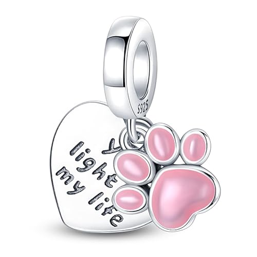 QIKAOLA 925 Sterling Silber Charms Beads für Pandora Strand Ozean Liebe Familie Tiere Charms Anhänger Fit für europäische Armbänder und Halsketten von QIKAOLA