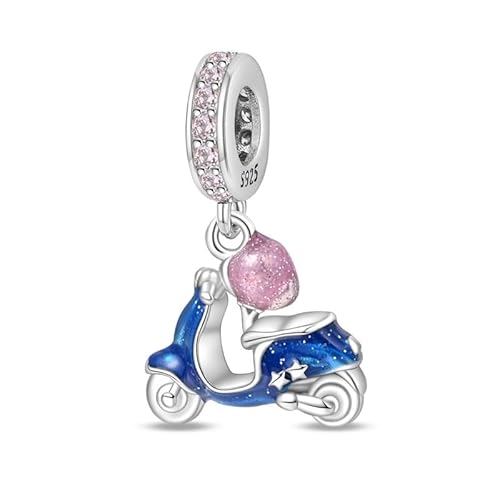 QIKAOLA Lucky Number World Cup Charm Beads S925 Sterling Silber Charm Beads Anhänger mit Cubic Zirkonia für europäische Armbänder Halskette Schmuck Geschenk für Frauen von QIKAOLA