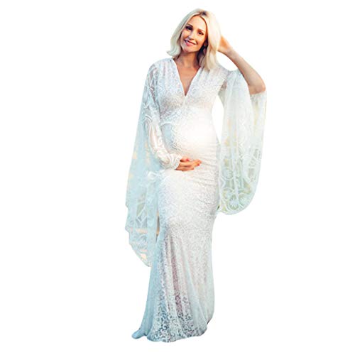 QIUhhpuy Elegant Damen Umstandsmode Kleid Maxi Spitzenkleid Schwangerschaftskleid Mutterschaft Kleid Bohemian Umstandskleid Spitze Rüschenärmel Langarmkleid Krankenpflege Maxi Kleid QIUhhpuy Elegant Damen Umstandsmode Kleid Maxi Spitzenkleid Schwangerschaftskleid Mutterschaft Kleid Bohemian Umstandskleid Spitze Rüschenärmel Langarmkleid Krankenpflege Maxi Kleid von QIUhhpuy