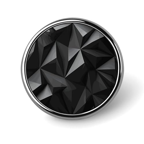 Schwarze geometrische individuelle Anstecknadeln für Rucksäcke, modische Anstecknadel für Anzüge, niedlicher Hut, Knopfnadeln für Damen und Herren, lustige Taschen-Abzeichen-Anstecknadel, coole Schwarze geometrische individuelle Anstecknadeln für Rucksäcke, modische Anstecknadel für Anzüge, niedlicher Hut, Knopfnadeln für Damen und Herren, lustige Taschen-Abzeichen-Anstecknadel, coole von QMNBTES
