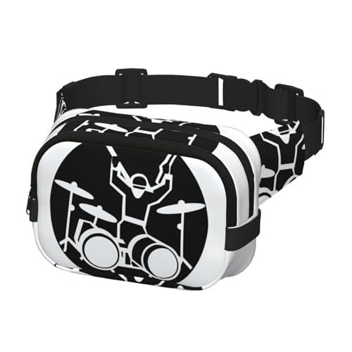 Bauchtasche für Damen und Herren, Gürteltasche, Schlagzeuger, Hüfttasche mit verstellbaren Trägern, Brusttasche, Reise-Umhängetasche, Schwarz, Einheitsgröße, Schwarz , Einheitsgröße Bauchtasche für Damen und Herren, Gürteltasche, Schlagzeuger, Hüfttasche mit verstellbaren Trägern, Brusttasche, Reise-Umhängetasche, Schwarz, Einheitsgröße, Schwarz , Einheitsgröße von QMNSEHF