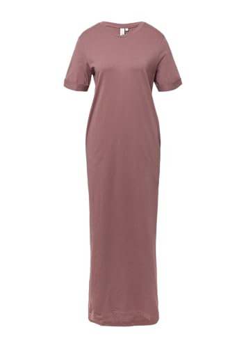 Langes Jerseykleid aus Baumwolle Altrosa XS Langes Jerseykleid aus Baumwolle Altrosa XS von QS