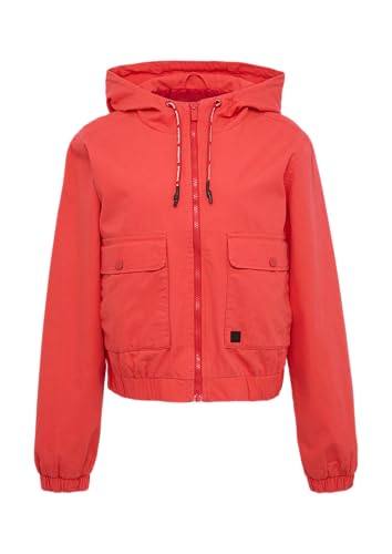 QS Blouson aus Baumwolle mit Kapuze rot XL QS Blouson aus Baumwolle mit Kapuze rot XL von QS