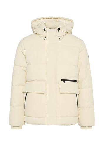 QS Gesteppte Winterjacke mit Kapuze und Innenkragen beige XL QS Gesteppte Winterjacke mit Kapuze und Innenkragen beige XL von QS