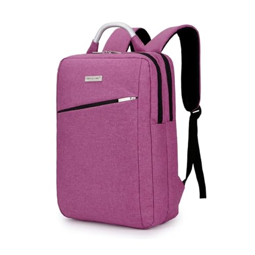 QSFZ NICHANGHUA Business-Laptop-Rucksack for Damen und Herren, multifunktional, lässig, praktischer Reiserucksack, Schulrucksack, Mochila (Color : Purple, Size : 28X10X40CM) von QSFZ