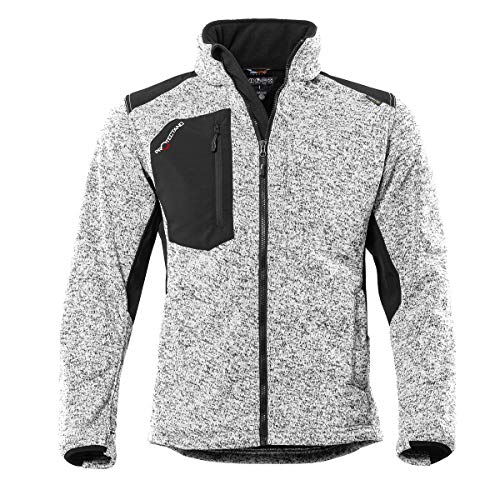 Qualitex Strick-Fleecejacke Unisex weiss/meliert Größe: XL; gefütterte, wärmende Workwear Winterjacke für Herren und Damen; warme Arbeitsjacke Qualitex Strick-Fleecejacke Unisex weiss/meliert Größe: XL; gefütterte, wärmende Workwear Winterjacke für Herren und Damen; warme Arbeitsjacke von QUALITEX HIGH QUALITY WORKWEAR