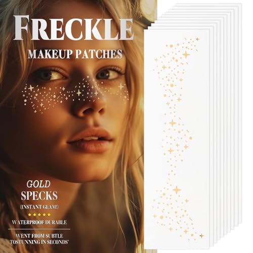 Glitzer Gesicht Sommersprossen Tattoo,Karneval Schminke Glitzer Freckles Temporary Tattoos Aufkleber Erwachsene,Wasserfeste Festival Freckles Schminke Fasching Glitzer Gesicht Sommersprossen Tattoo,Karneval Schminke Glitzer Freckles Temporary Tattoos Aufkleber Erwachsene,Wasserfeste Festival Freckles Schminke Fasching von QUANMAITONG
