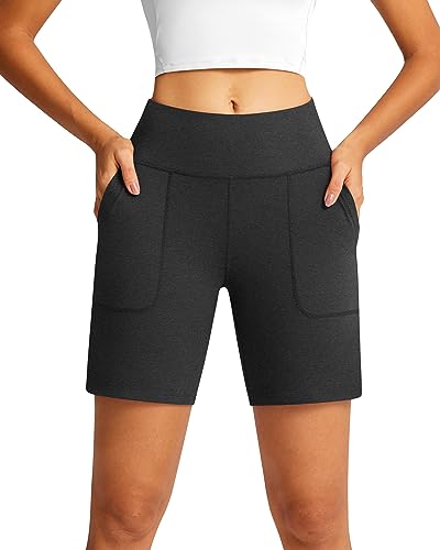 QUEENIEKE Sporthose Damen Kurz Hose, Laufshorts, Radlerhose für den Sommer, atmungsaktiv mit Taschen, geeignet für Jogging von QUEENIEKE