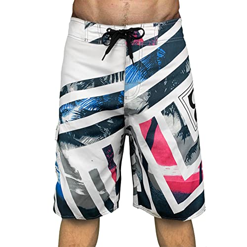 Herrenmode Freizeit und Fitness Sport Plus Size Five Surf Schnelltrocknende Strandhose Shorts Badehose Wakeboard Atmungsaktiv Schwimmhose Badeshorts Männer Elastisch Trainingsshorts Verstellbar von QWUVEDS