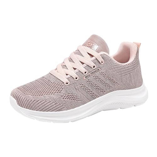 Paare Frühling Sommer Mode lässig Bequeme Turnschuhe für Männer Frauen rutschfeste atmungsaktive Schuhe Leoparden Schuhe Damen (Pink, 37) von QWUVEDS