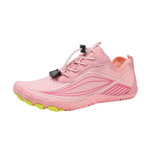 Paare Waten Schwimmen Schnorcheln Schuhe Männer Frauen Strand Tauchen Schuhe Damenschuhe Mokassin (Pink, 37) von QWUVEDS