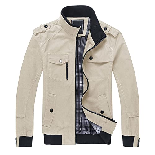 Sommer jacken Herren dünn Jeans jacken für Herren Mens Fashion Simple Camouflage Pocket Cardigan Zipper Sweater Jacket Jacken Herren Angebote Outdoor jacken für Herren sommerjacken Herren von QWUVEDS