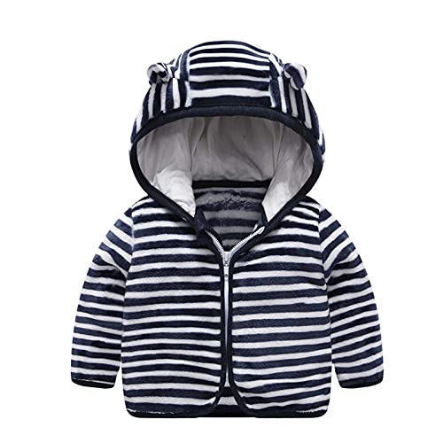 QZQZ Plüschjacke Kinder Mädchen Jungen Mit Kapuze Winter Warme Fleecejacken Baby Fleece Oberbekleidung Reißverschluss Fleecemäntel Jacke Outwear Winterjacke Parka Jacke Steppjacke von QZQZ