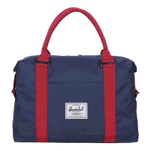 Reisetasche Damen,Faltbare Sporttasche,Gepäcktaschen Aufbewahrungstasche Trage-Tasche Großer Kapazität wasserdichte Oxford-Stoff-Reisetasche,Weekender-Tasche (Blau) von QZYGWCS