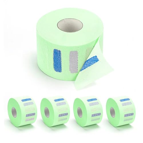Einweg-Papier-Halsstreifen, dehnbares Papier-Nackenband, Schutz für Haarschneider, Friseurladen, Sachen Einweg-Papier-Halsstreifen, dehnbares Papier-Nackenband, Schutz für Haarschneider, Friseurladen, Sachen von Qcbuegof
