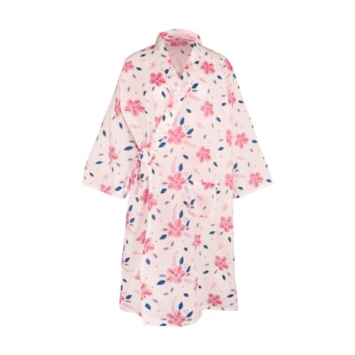 Qchomee Japanischer Kimono-Anzug V-Ausschnitt Nachthemd Baumwolle Bademantel Hauskleid Saunamantel Nachtwäsche Casual Schlafmantel Hautfreundlich Saunamantel für Damen Herren Qchomee Japanischer Kimono-Anzug V-Ausschnitt Nachthemd Baumwolle Bademantel Hauskleid Saunamantel Nachtwäsche Casual Schlafmantel Hautfreundlich Saunamantel für Damen Herren von Qchomee