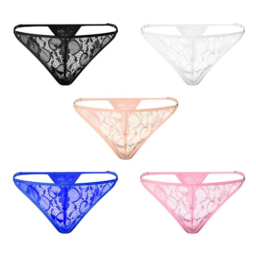 QiaTi Men's Thongs Unterwäsche Sexy Unterwäsche G-Strings Unterhosen T-Back Sissy Panties QiaTi Men's Thongs Unterwäsche Sexy Unterwäsche G-Strings Unterhosen T-Back Sissy Panties von QiaTi